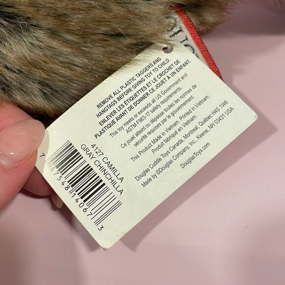 Douglas Cuddle Toys Gray Chinchilla 4127 Camilla NWT Excellent Used Condition - Picture 9 of 12